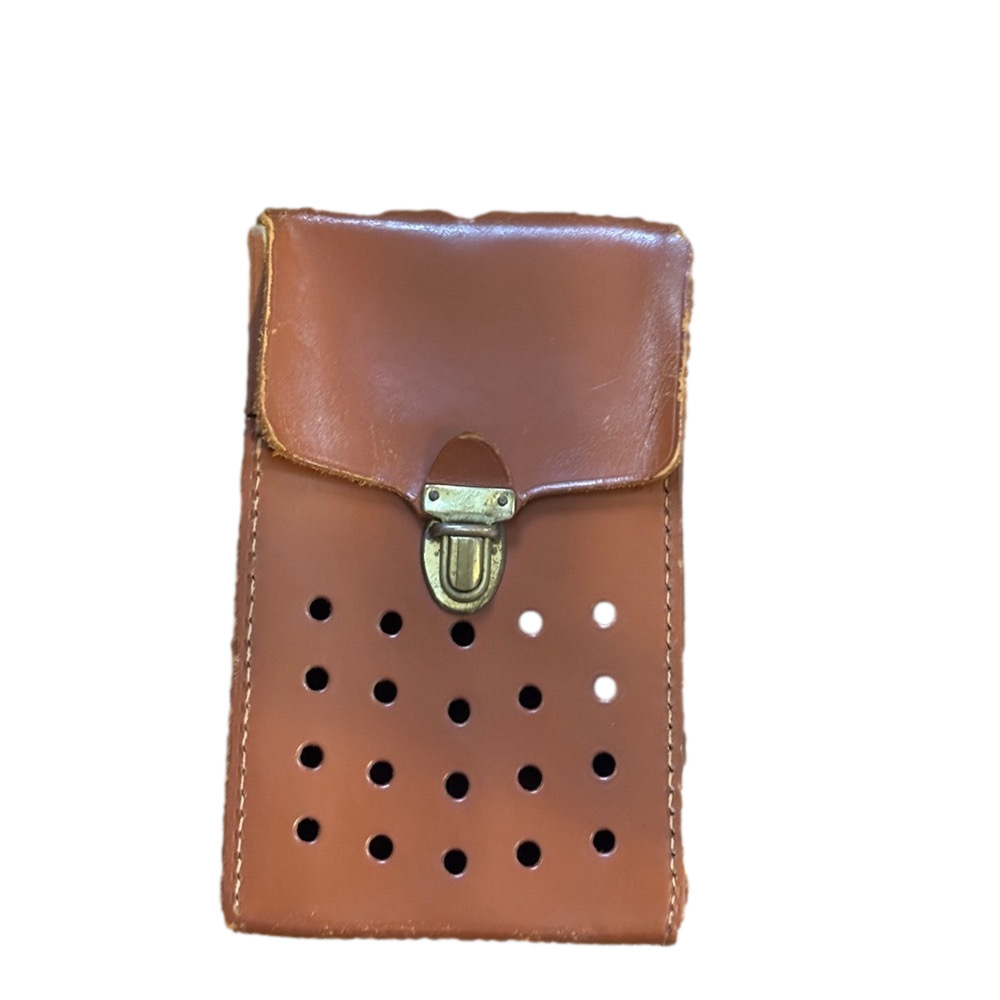 Vintage Leather Transistor Radio Leather Case